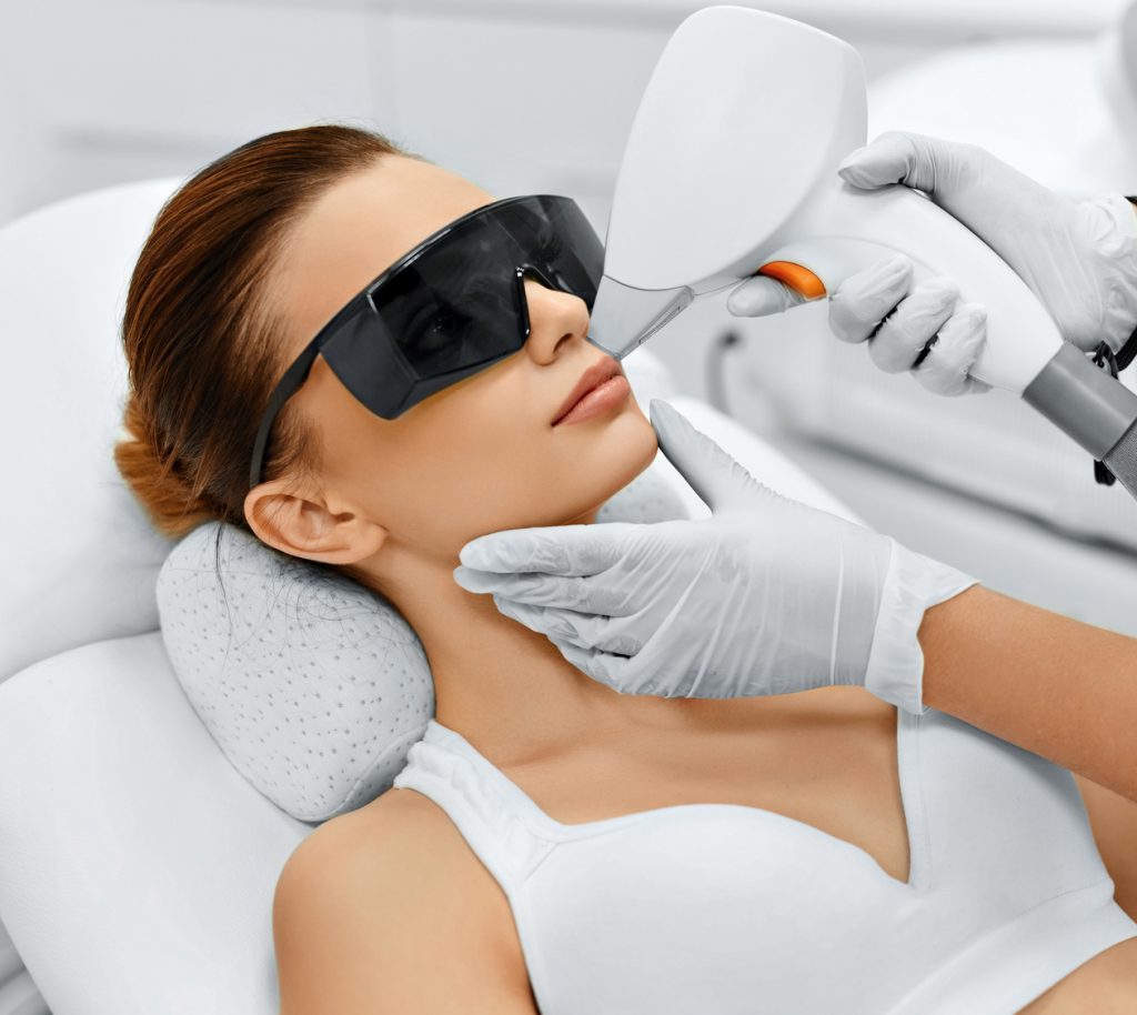 Face Care. Facial Laser Hair Removal. Epilation. Smooth Skin.